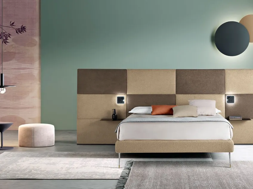 Letto Boiserie Smooth XL di Cosmo Letti